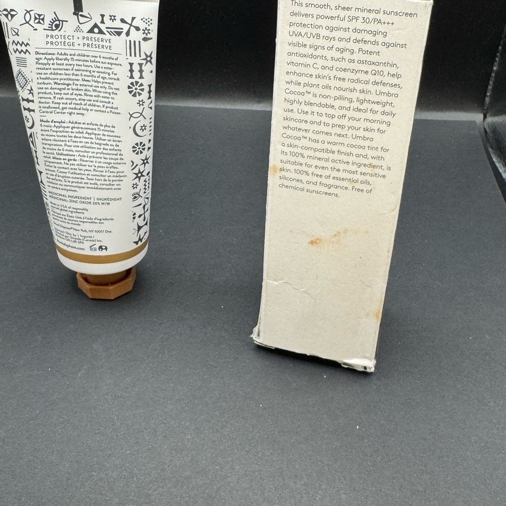 Drunk Elephant Umbra Cocoa Mineral Cream SPF 30 - Picture 3 of 9